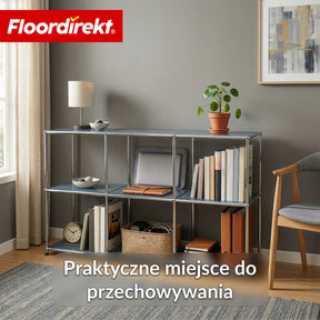 Regał metalowy | Concept Epure MK-018 | Otwarty regał stojący z 3 półkami | Regał kuchenny, biurowy i do salonu