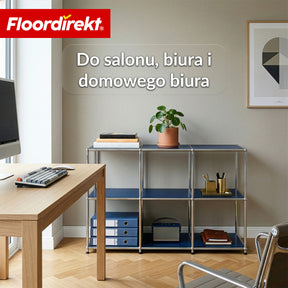 Regał metalowy | Concept Epure MK-018 | Otwarty regał stojący z 3 półkami | Regał kuchenny, biurowy i do salonu