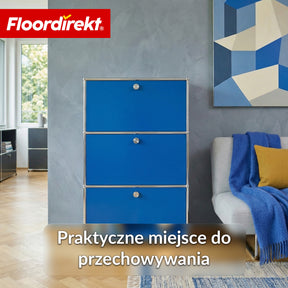 Szafka metalowa | Concept Epure MK-129 | Komoda z 3 zamykanymi schowkami | Nowoczesna szafka do przechowywania