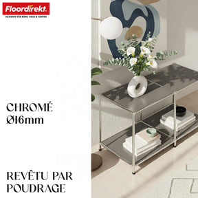 Regał metalowy | Concept Epure MK-016 | Kredens i regał z otwartymi półkami | Dostępny w kilku kolorach