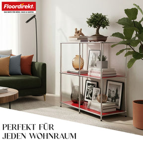 Regał metalowy | Concept Epure MK-027 | Otwarta 3-poziomowa komoda i regał | Dostępny w kilku kolorach