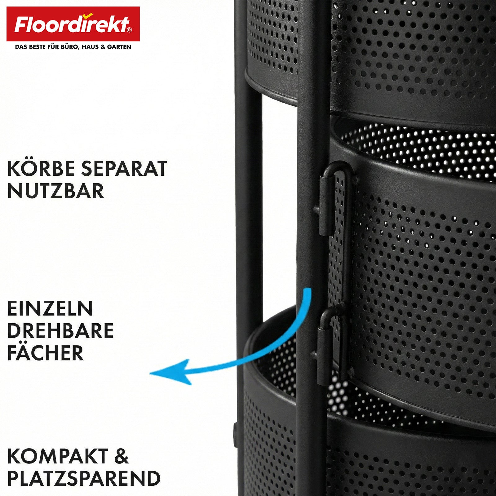 Wózek | Henry | Wózek kuchenny ze stali na kółkach | Wózek serwisowy | 3 lub 5 poziomów | Biały & Czarny