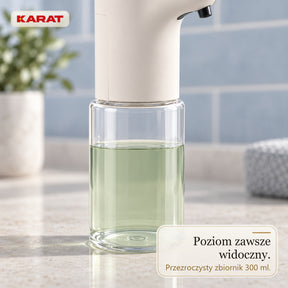 Automatyczny dozownik mydła w płynie | Elara | Bezdotykowy dozownik do mydła w płynie | 300 ml | 5 kolorów