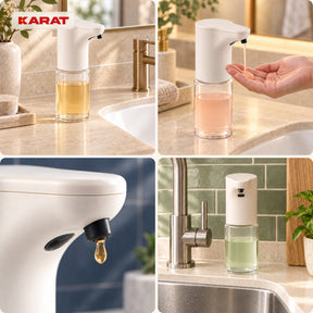 Automatyczny dozownik mydła w płynie | Elara | Bezdotykowy dozownik do mydła w płynie | 300 ml | 5 kolorów