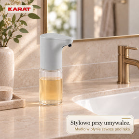 Automatyczny dozownik mydła w płynie | Elara | Bezdotykowy dozownik do mydła w płynie | 300 ml | 5 kolorów