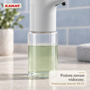Automatyczny dozownik mydła w płynie | Elara | Bezdotykowy dozownik do mydła w płynie | 300 ml | 5 kolorów