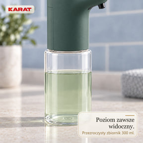 Automatyczny dozownik mydła w płynie | Elara | Bezdotykowy dozownik do mydła w płynie | 300 ml | 5 kolorów