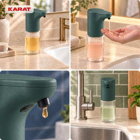 Automatyczny dozownik mydła w płynie | Elara | Bezdotykowy dozownik do mydła w płynie | 300 ml | 5 kolorów