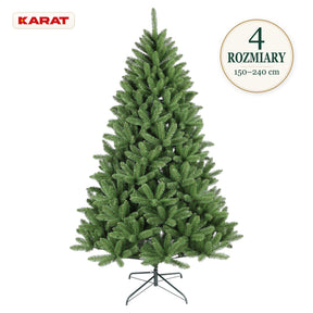 Sztuczna choinka | Evergreen | Gęsty wygląd świerku z metalowym stojakiem | 150–240 cm