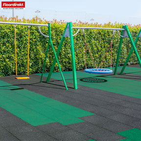 Mata zabezpieczająca przed upadkiem | Play Protect | Antypoślizgowa, wytrzymała gumowa ochrona podłogi | Różne grubości i kolory | 50 x 50 cm