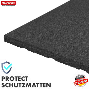 Mata zabezpieczająca przed upadkiem | Play Protect | Antypoślizgowa, wytrzymała gumowa ochrona podłogi | Różne grubości i kolory | 50 x 50 cm