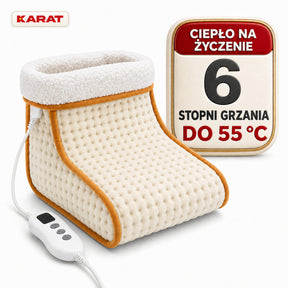 Elektryczny ogrzewacz do stóp | Fjord | 6 poziomów do 55 °C, timer & podszewka Sherpa | 4 kolory