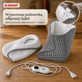 Elektryczny ogrzewacz do stóp | Fjord | 6 poziomów do 55 °C, timer & podszewka Sherpa | 4 kolory
