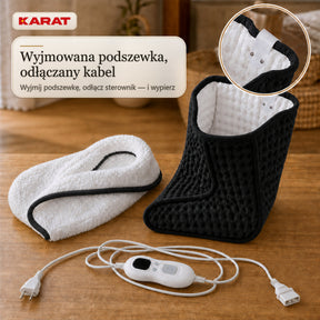 Elektryczny ogrzewacz do stóp | Fjord | 6 poziomów do 55 °C, timer & podszewka Sherpa | 4 kolory