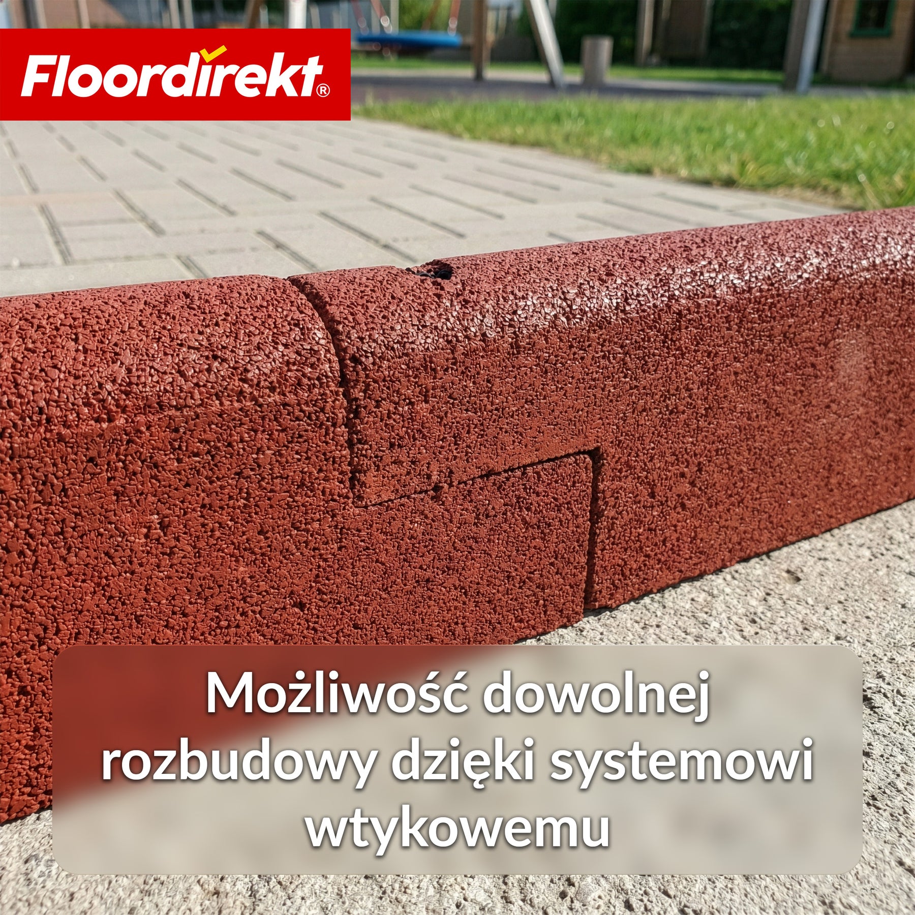Gumowy krawężnik | Elastyczna obrzeże trawnikowe i obrzeże rabat z recyklingowanej gumy do ogrodu, ścieżek i tarasu
