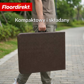Stół ogrodowy | Miyako | Odporny na warunki atmosferyczne stół składany 183×75 cm | Składany z uchwytem do przenoszenia do ogrodu, na taras i eventy