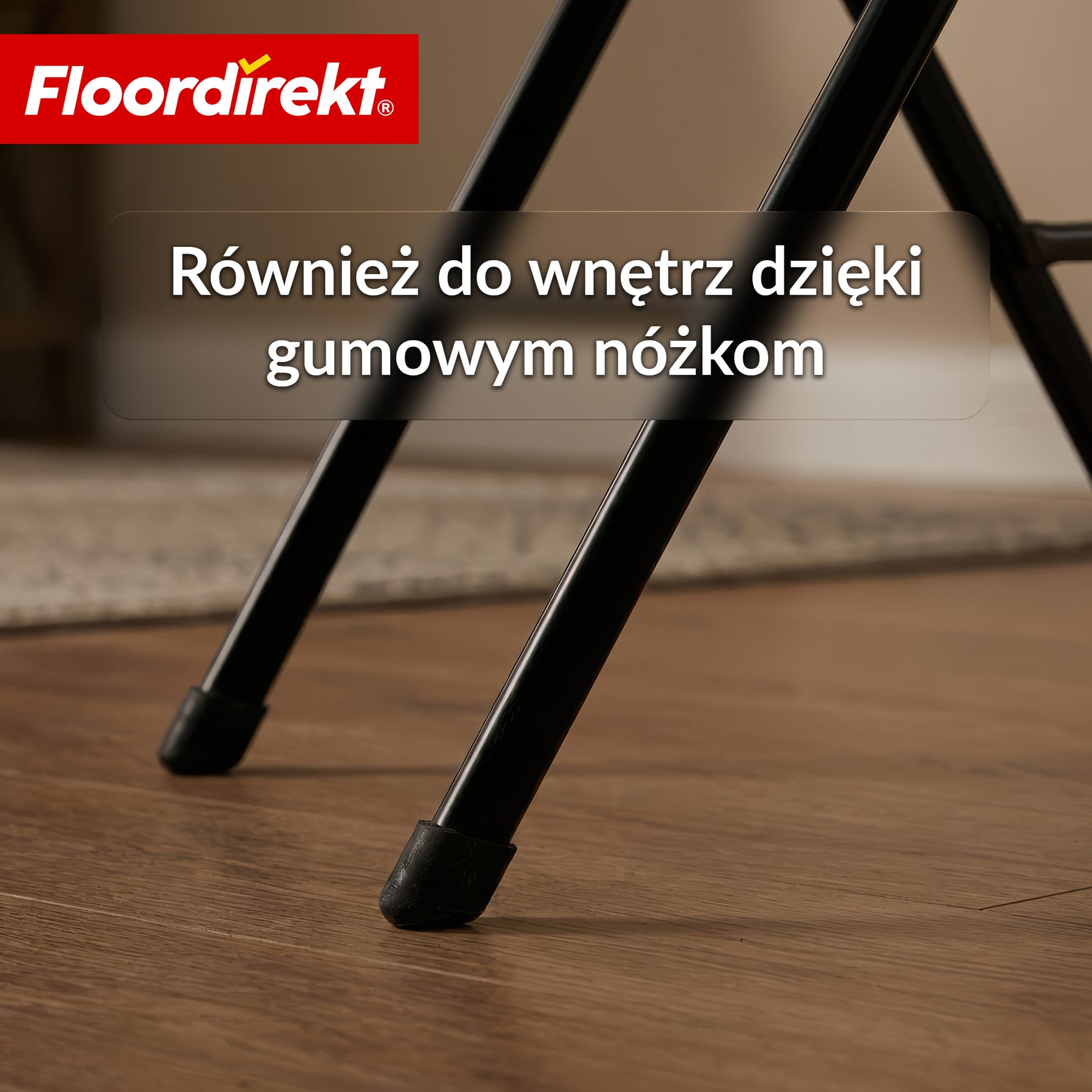 Stół składany | Toyama | Okrągły, składany stół ogrodowy w stylu rattanowym, czarny | Ø 60 cm