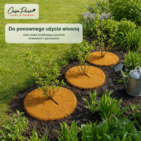 Mata kokosowa na wymiar | 100% włókna kokosowego | Ochrona zimowa roślin | Szerokość 100 cm