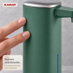 Automatyczny dozownik mydła w pianie | Liora | Bezdotykowy dozownik z czujnikiem, akumulatorem USB-C i stalą nierdzewną | 250 ml
