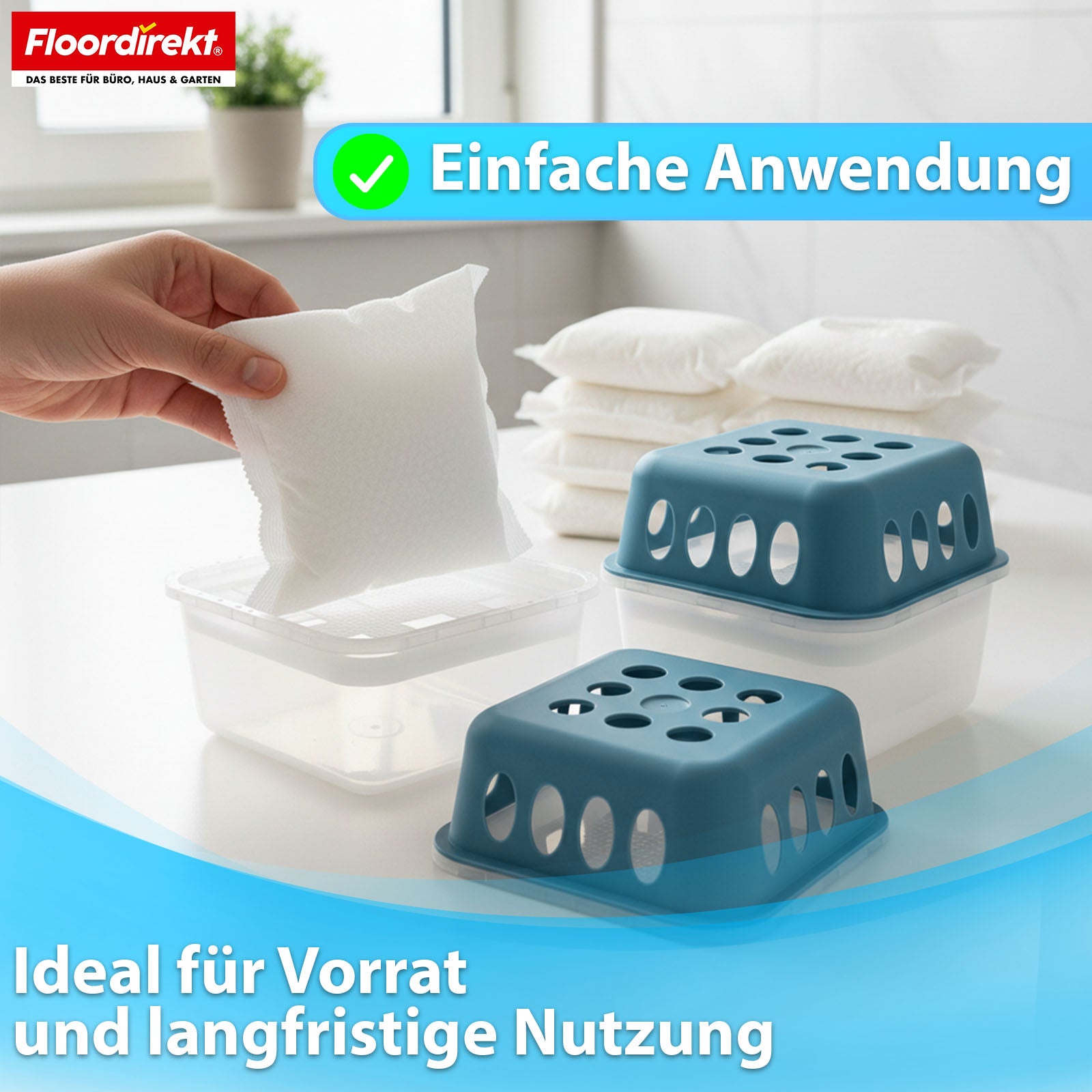 Zestaw 12 wkładów do osuszacza powietrza | Habo | Wkłady do osuszaczy powietrza do piwnic, łazienek i pomieszczeń mieszkalnych