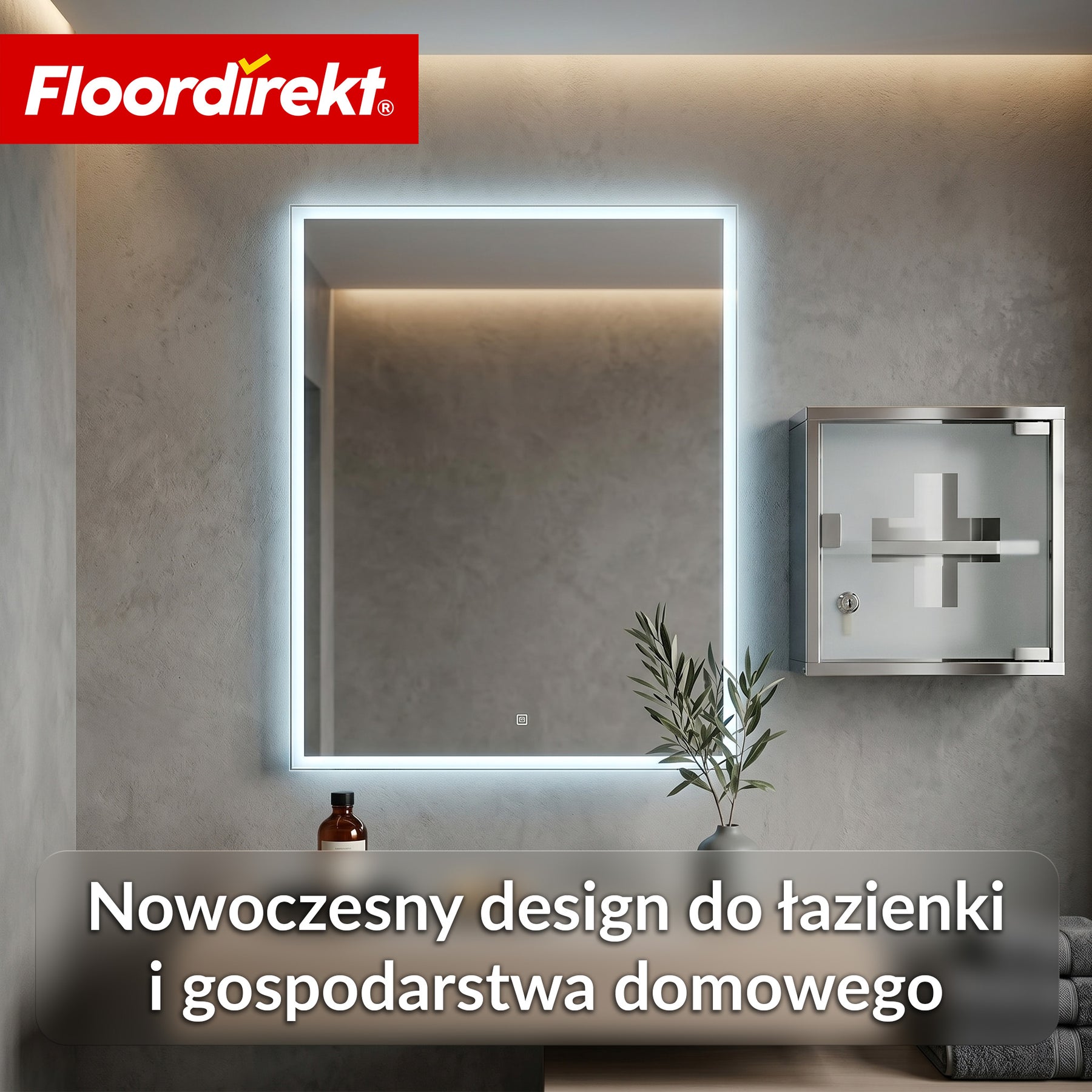 Szafka na leki | Allen | Zamykana szafka medyczna ze stali nierdzewnej lub biała malowana proszkowo | Szafka na leki z drzwiczkami szklanymi