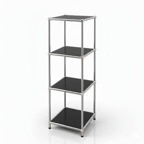 Regał metalowy | Concept Epure MK-005 | 4-poziomowy regał z otwartymi półkami | Dostępny w kilku kolorach