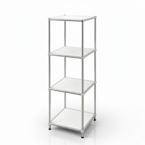 Regał metalowy | Concept Epure MK-005 | 4-poziomowy regał z otwartymi półkami | Dostępny w kilku kolorach