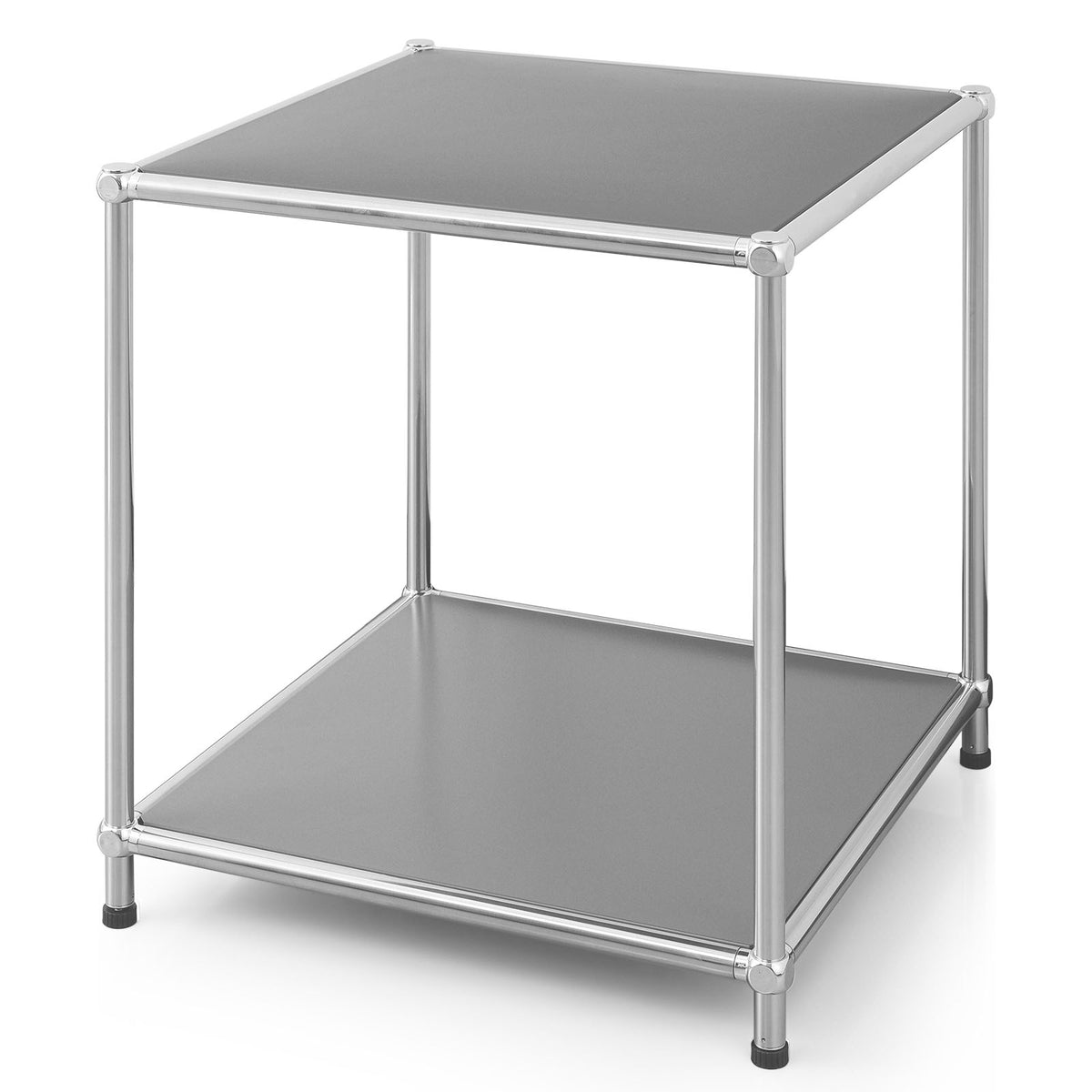 Regał metalowy | Concept Epure MK-012 | Otwarty regał pomocniczy i do przechowywania z 2 półkami | Dostępny w kilku kolorach
