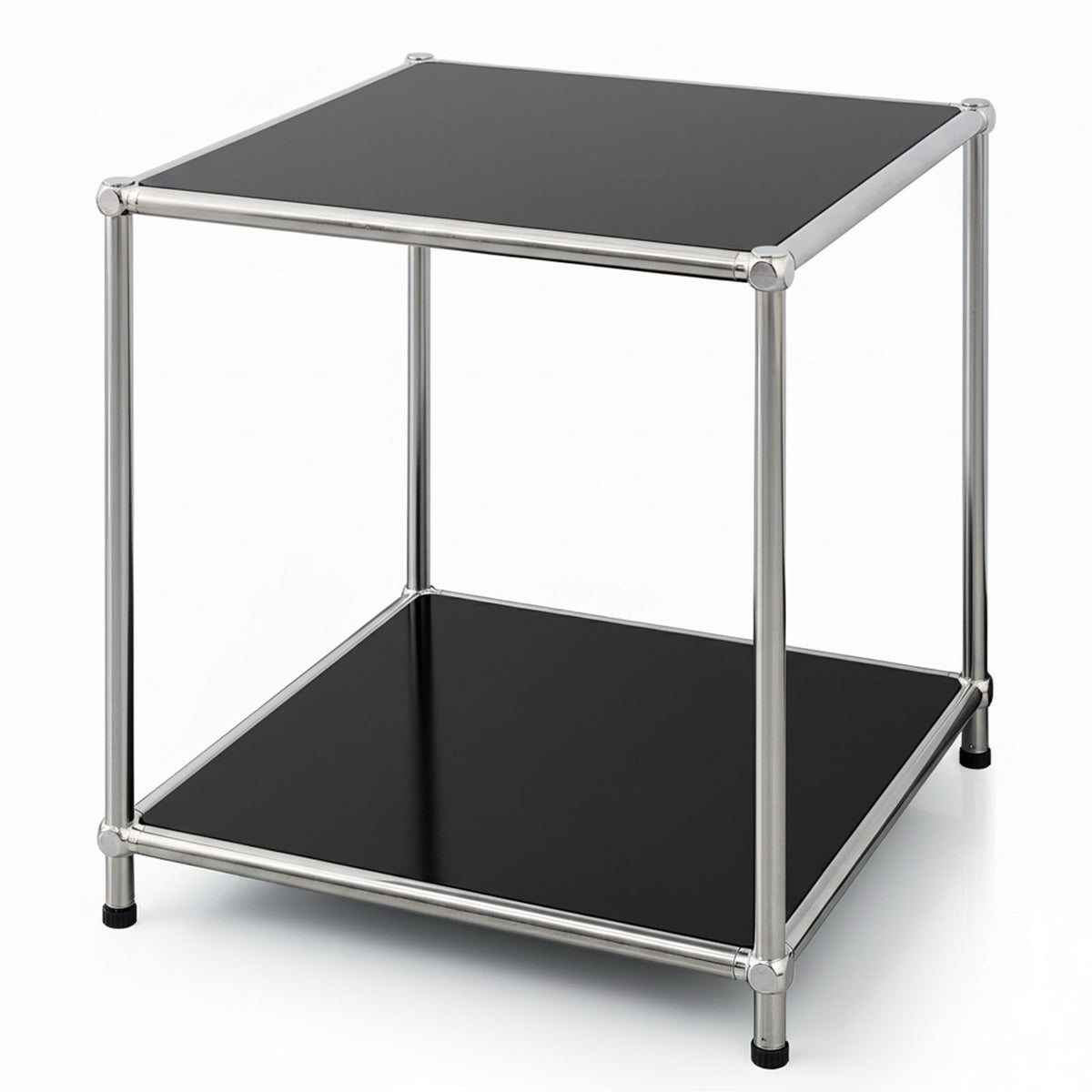 Regał metalowy | Concept Epure MK-012 | Otwarty regał pomocniczy i do przechowywania z 2 półkami | Dostępny w kilku kolorach