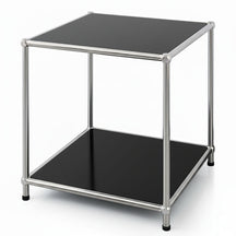 Regał metalowy | Concept Epure MK-012 | Otwarty regał pomocniczy i do przechowywania z 2 półkami | Dostępny w kilku kolorach