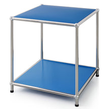 Regał metalowy | Concept Epure MK-012 | Otwarty regał pomocniczy i do przechowywania z 2 półkami | Dostępny w kilku kolorach