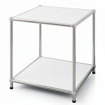 Regał metalowy | Concept Epure MK-012 | Otwarty regał pomocniczy i do przechowywania z 2 półkami | Dostępny w kilku kolorach