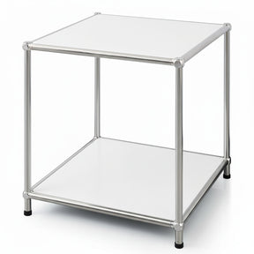 Regał metalowy | Concept Epure MK-012 | Otwarty regał pomocniczy i do przechowywania z 2 półkami | Dostępny w kilku kolorach