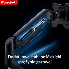 A2_Czarny - Stojak na 1 monitor