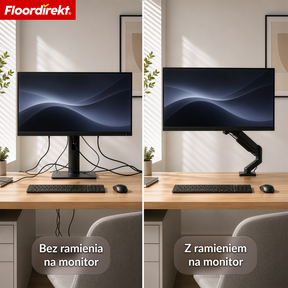 T1_Czarny - Stojak na 1 monitor
