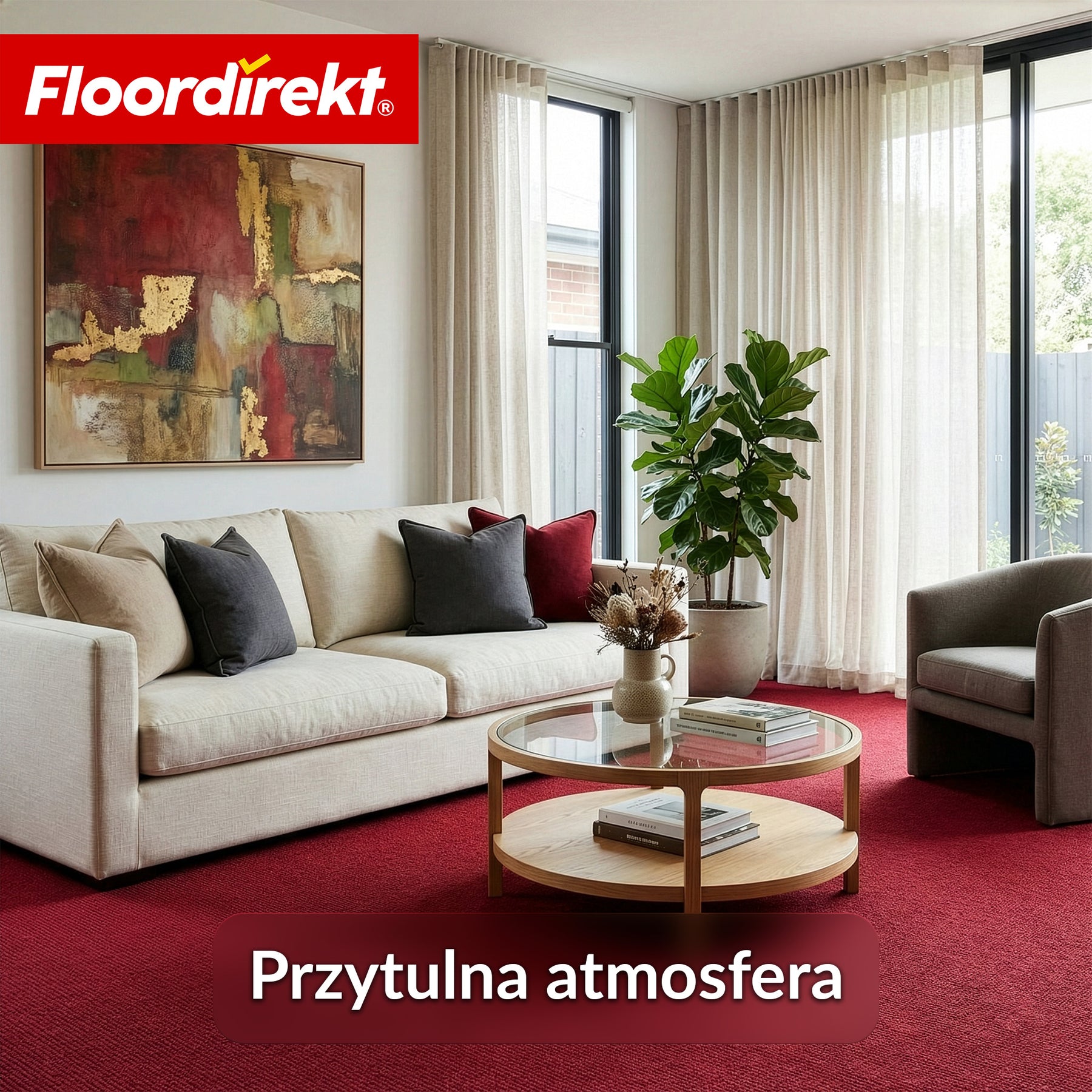 Wykładzina igłowana | Malta | 2 m szerokości na wymiar | z podkładem piankowym do domu i biura