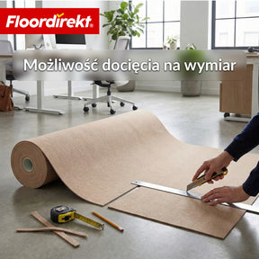 Wykładzina igłowana | Malta | 2 m szerokości na wymiar | z podkładem piankowym do domu i biura