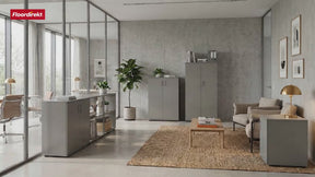 Regał metalowy | Concept Epure MK-015 | Otwarty regał stojący z 5 półkami | Regał kuchenny, biurowy i do salonu