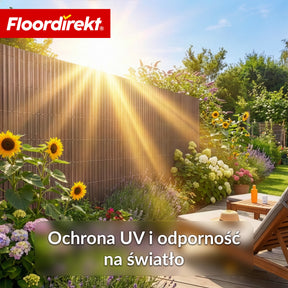 Ogrodzenie osłonowe z PVC | Odporne na warunki atmosferyczne i promieniowanie UV | Osłona na balkon i do ogrodu | 4 kolory | Różne rozmiary