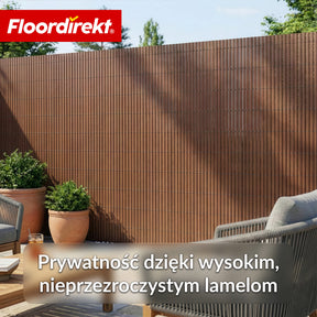 Ogrodzenie osłonowe z PVC | Odporne na warunki atmosferyczne i promieniowanie UV | Osłona na balkon i do ogrodu | 4 kolory | Różne rozmiary