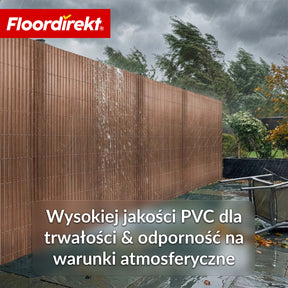 Ogrodzenie osłonowe z PVC | Odporne na warunki atmosferyczne i promieniowanie UV | Osłona na balkon i do ogrodu | 4 kolory | Różne rozmiary