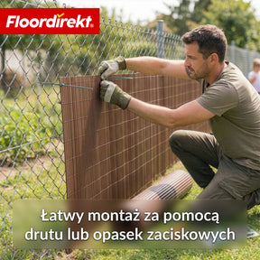 Ogrodzenie osłonowe z PVC | Odporne na warunki atmosferyczne i promieniowanie UV | Osłona na balkon i do ogrodu | 4 kolory | Różne rozmiary
