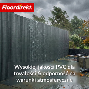 Ogrodzenie osłonowe z PVC | Odporne na warunki atmosferyczne i promieniowanie UV | Osłona na balkon i do ogrodu | 4 kolory | Różne rozmiary