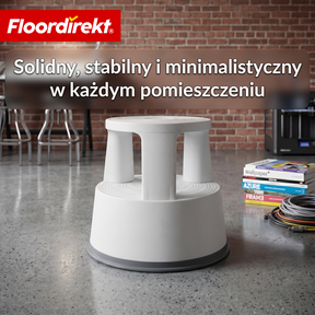 Stołek na kółkach | Plastikowy podest (stopień słonia) | antypoślizgowy i certyfikat TÜV