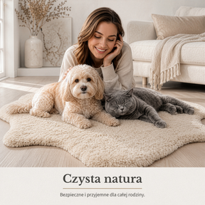Skóra owcza Design | Audrey | Naturalna skóra jagnięca ze 100% wełny owczej | Miękka i naturalna