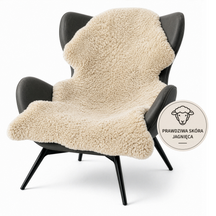 Skóra owcza Design | Audrey | Naturalna skóra jagnięca ze 100% wełny owczej | Miękka i naturalna