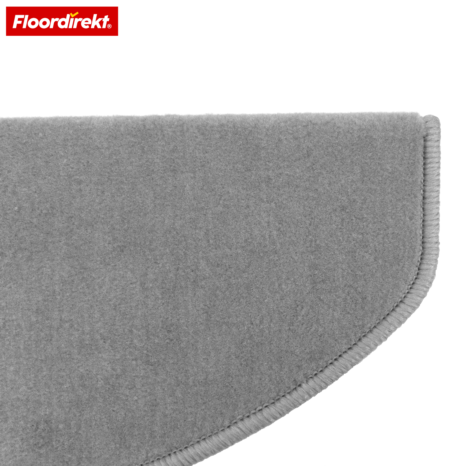 Mata schodowa z weluru | Wien | Półokrągła, antypoślizgowa mata na schody z wytrzymałego polipropylenu | Ochrona schodów, wygłuszająca i antystatyczna | Dostępna w 4 nowoczesnych kolorach