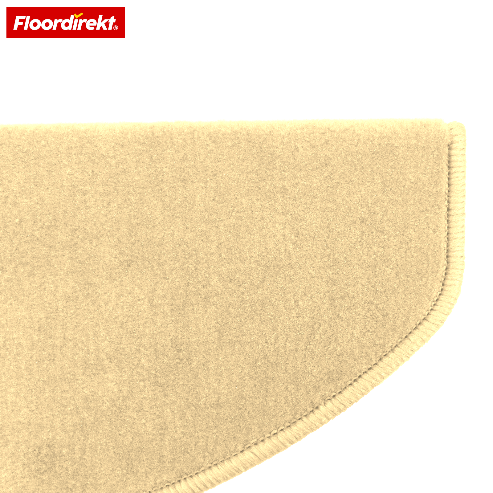 Mata schodowa z weluru | Wien | Półokrągła, antypoślizgowa mata na schody z wytrzymałego polipropylenu | Ochrona schodów, wygłuszająca i antystatyczna | Dostępna w 4 nowoczesnych kolorach