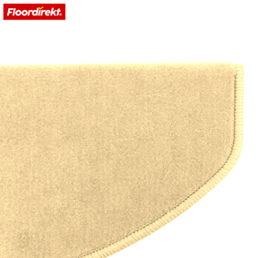 Mata schodowa z weluru | Wien | Półokrągła, antypoślizgowa mata na schody z wytrzymałego polipropylenu | Ochrona schodów, wygłuszająca i antystatyczna | Dostępna w 4 nowoczesnych kolorach