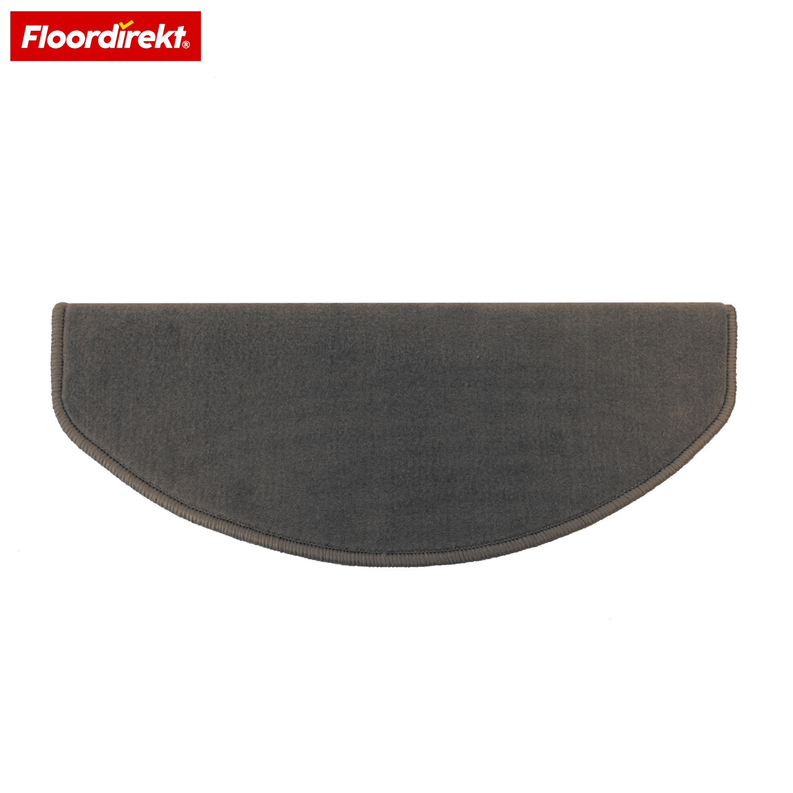 Mata schodowa z weluru | Wien | Półokrągła, antypoślizgowa mata na schody z wytrzymałego polipropylenu | Ochrona schodów, wygłuszająca i antystatyczna | Dostępna w 4 nowoczesnych kolorach